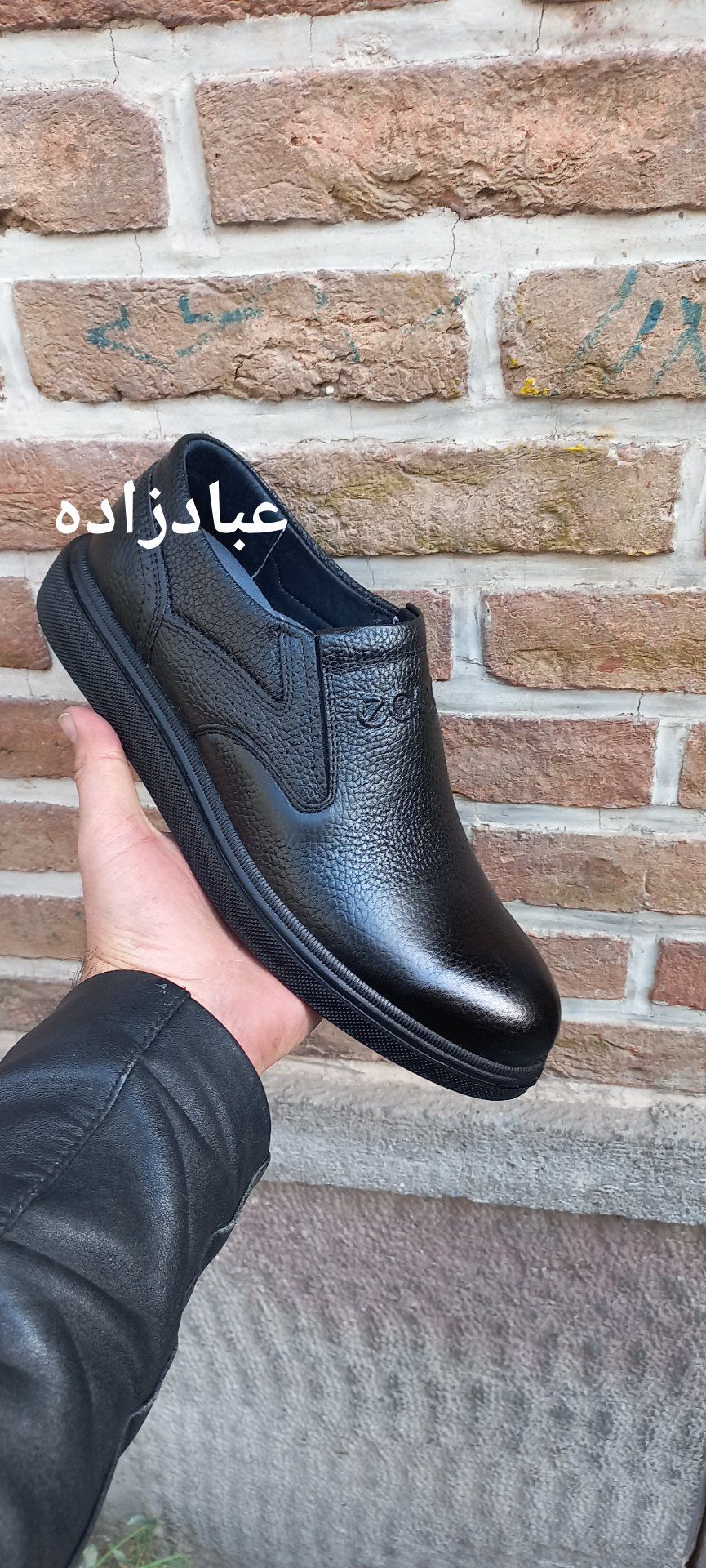 کفش مردانه چرم طبیعی مشکی مدل کلاسیک | آستر و کفی چرم